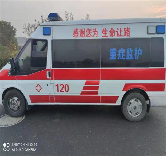 安福救护车出租服务案例3